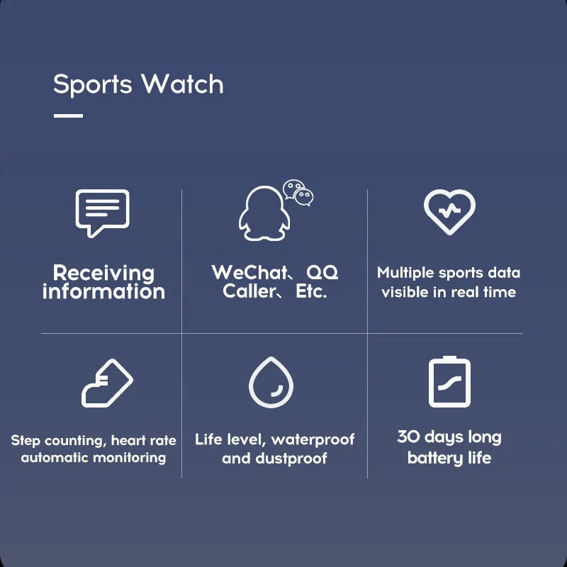 VITALIA™ — Montre Connectée Bien-être & Fitness